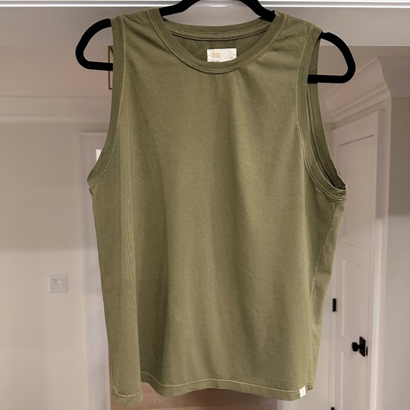 TKEES Tops - Tkees - Khaki Green Tank Top - Size 3 (M/L)